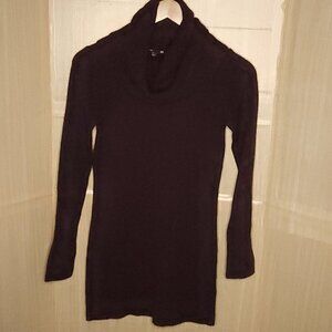 H&M Purple Cowl Neck Sweater Dress Small